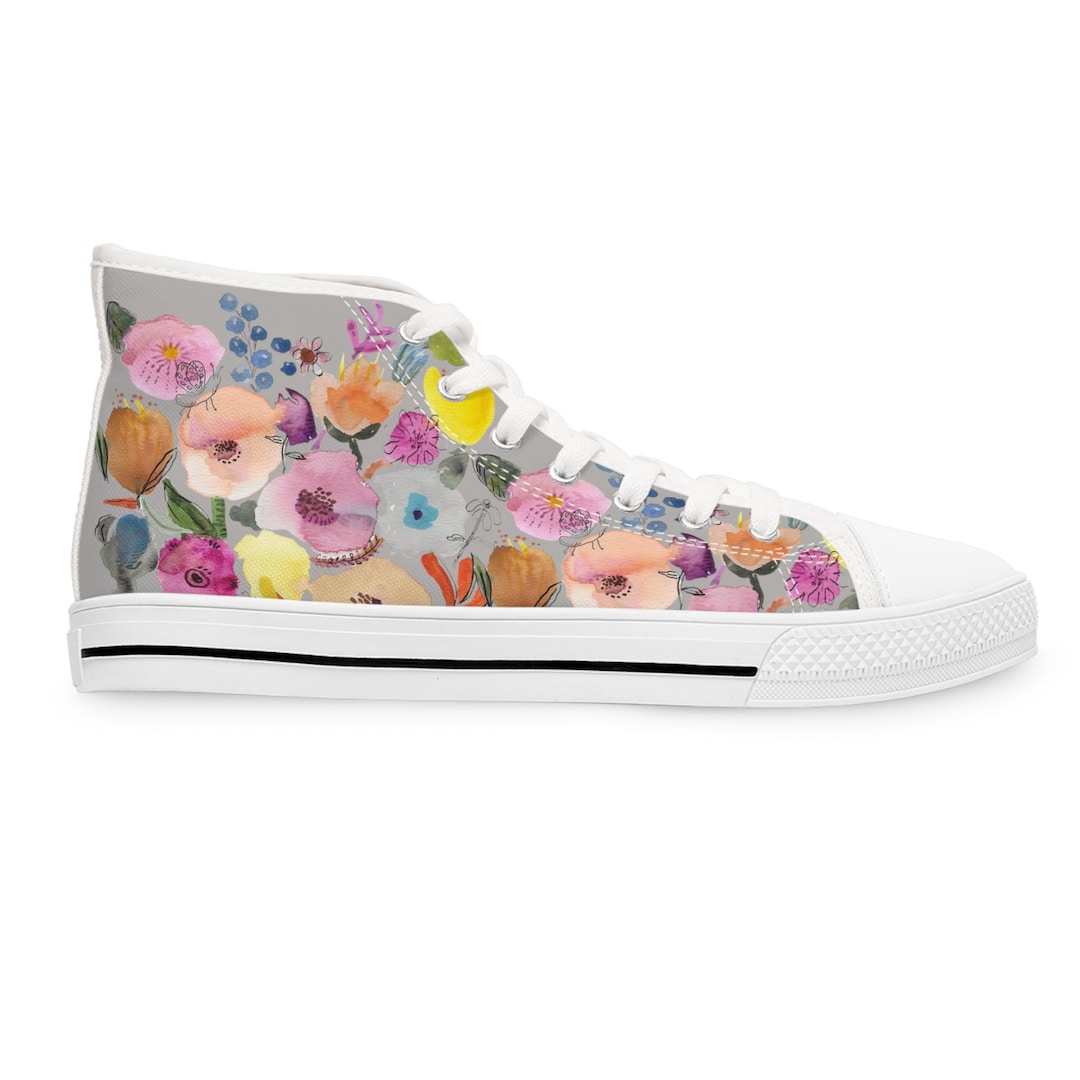 Floral Paisley Low Top Sneakers