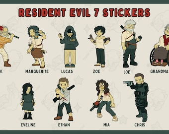 Resident Evil 7: Biohazard Stickers - Etsy