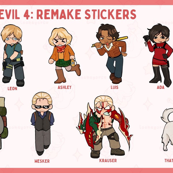 Resident Evil 4: Remake Stickers