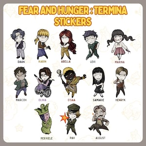 Fear and Hunger: Termina stickers