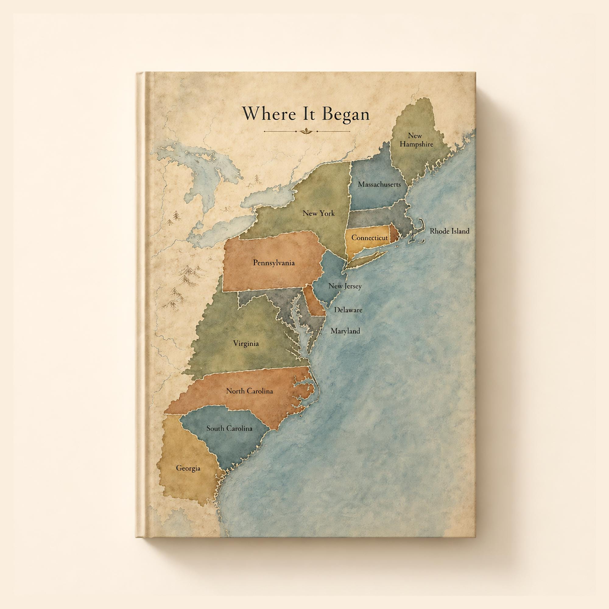 13 colonies map - Etsy 日本