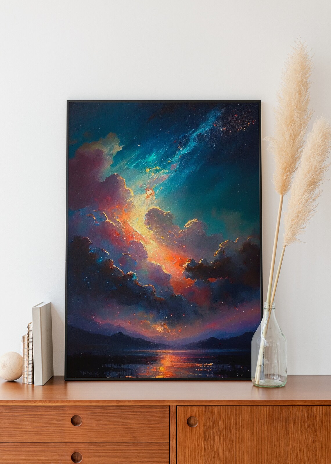 Printable Milky Way Wall Art Night Sky Digital Download Milky - Etsy