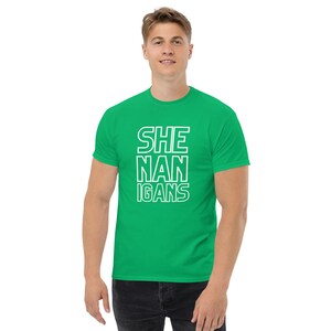 Shenanigans Men&#39;s St. Patrick&#39;s Day classic tee, St. Patty&#39;s Tee, Men&#39;s Shenanigans Shirt