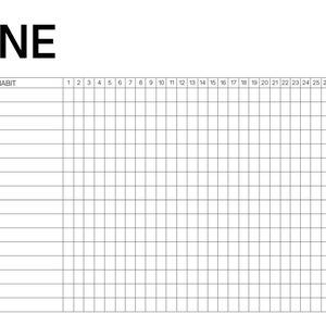 Yearly Habit Tracker