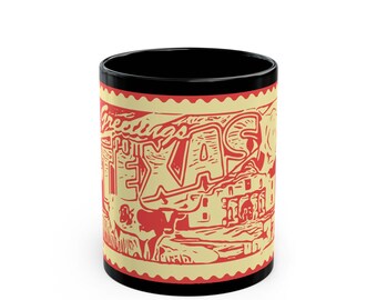 Vintage State Stamp Mug (11oz, 15oz)