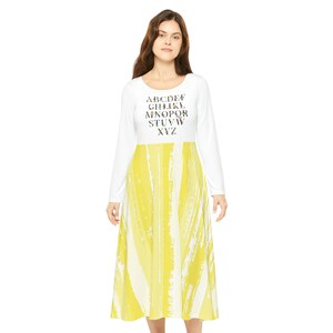 Women&#39;s Alphabet Teacher Dress