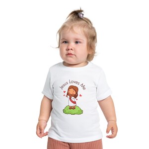 Jesus Loves Me Baby Short Sleeve T-Shirt