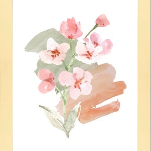 Floral Digital Art Print