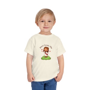 Jesus Loves Me Toddler Short Sleeve Tee