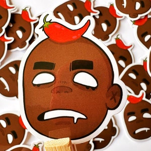 Gorillaz Inspired Russel Sticker