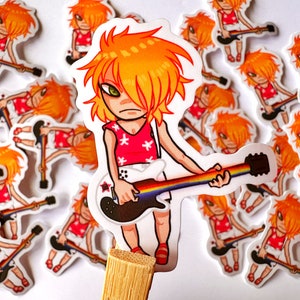 Gorillaz Inspired Tranz Noodle Sticker