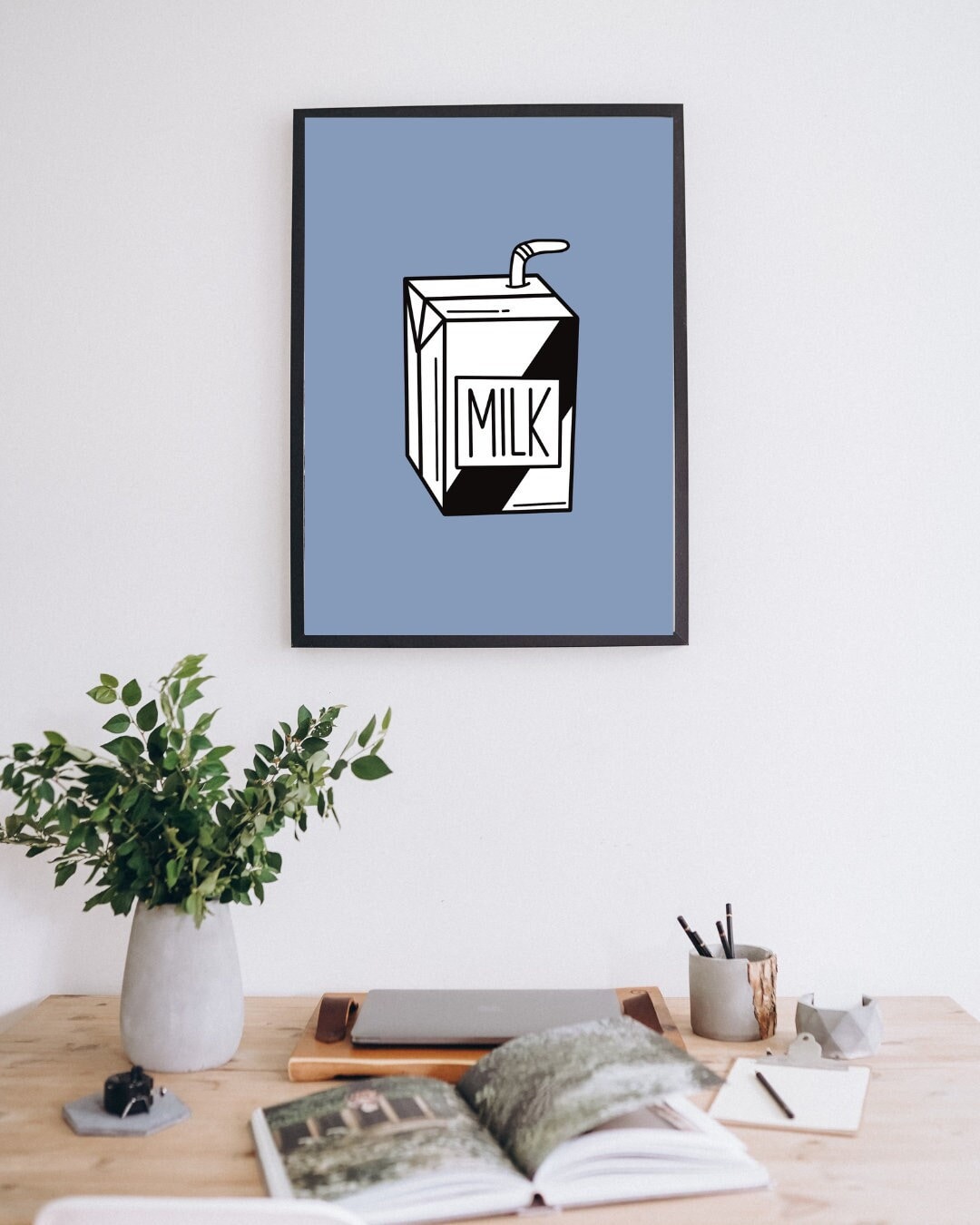 Milk Carton Art Print - Etsy
