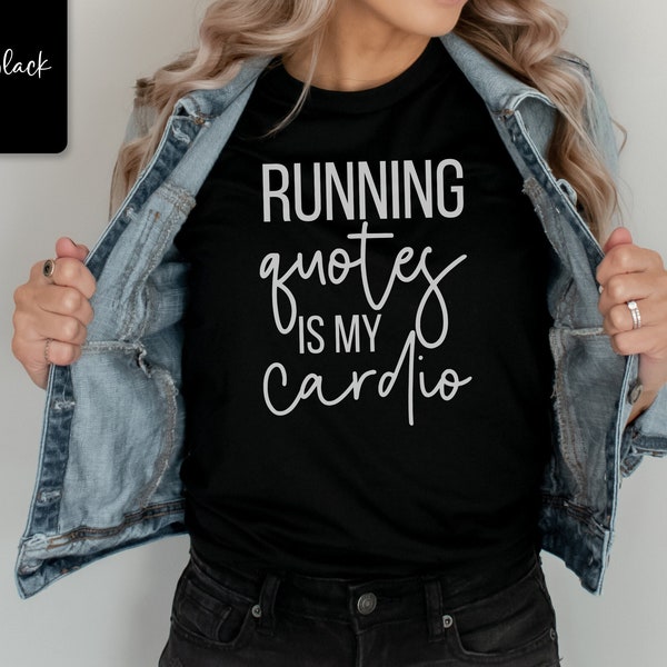 Running Quotes is My Cardio T-Shirt | Insurance Agent Shirt | Insurance Marketing | Home Insurance | Life Insurance