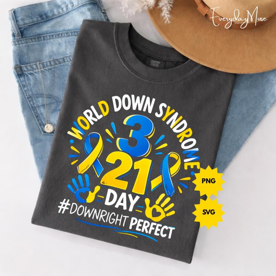 Down Syndrome Awareness PNG SVG: World Down Syndrome Day 321 Png ...