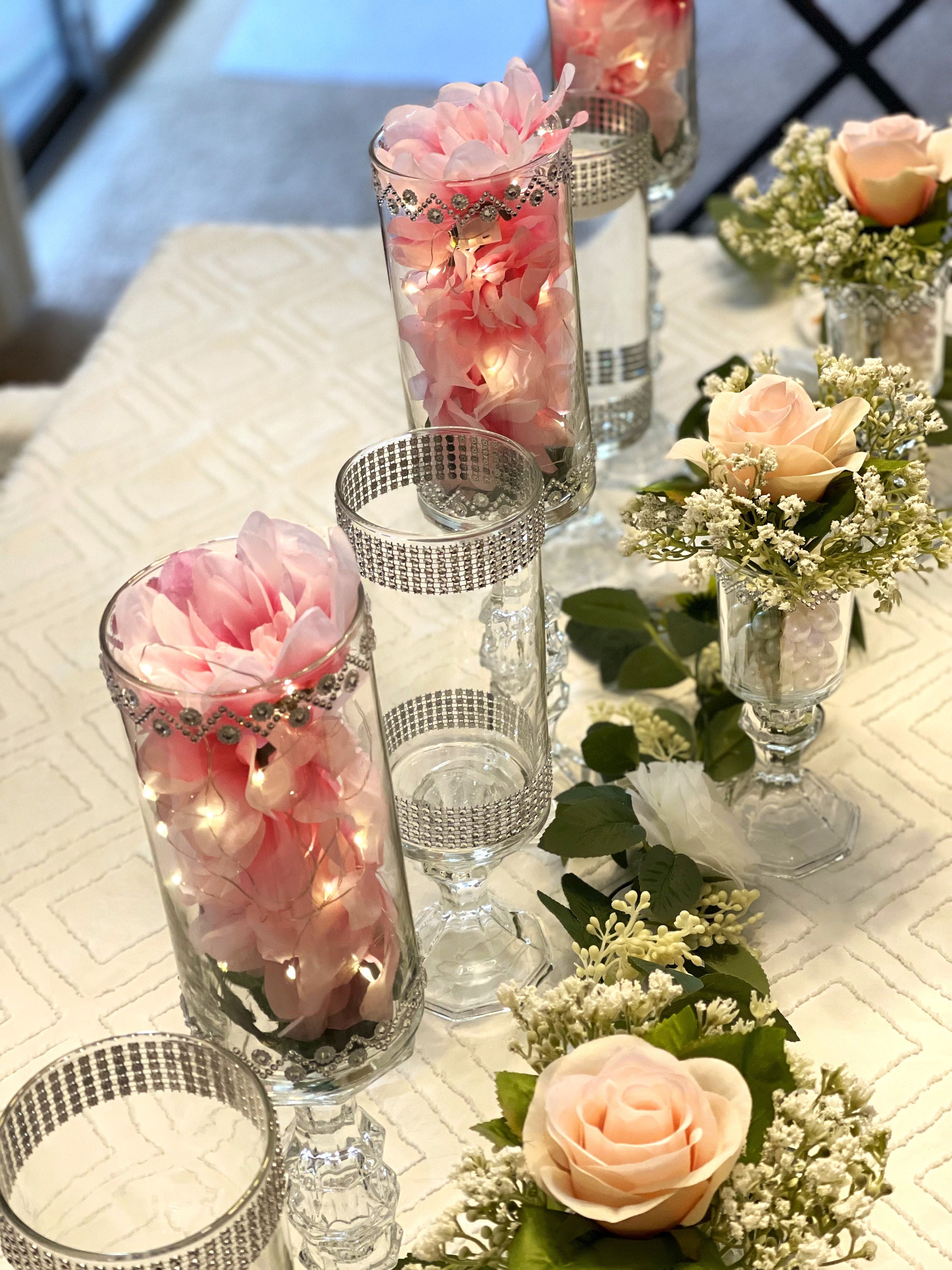 Bulk Wedding Centerpiece for Tables, Elegant Table Centerpiece, Table ...