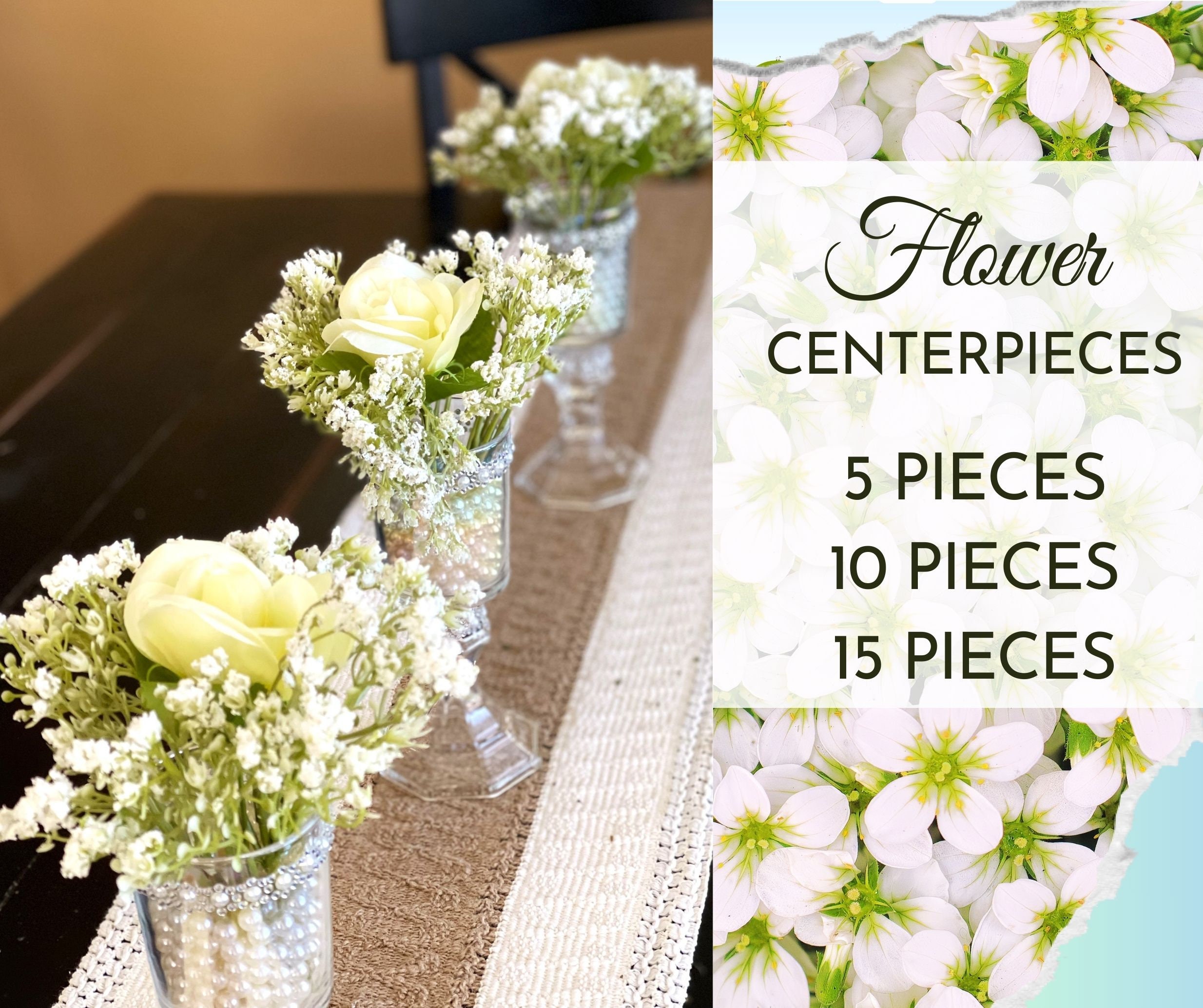 Bulk Wedding Centerpieces, Wedding Centerpieces for Tables, Elegant