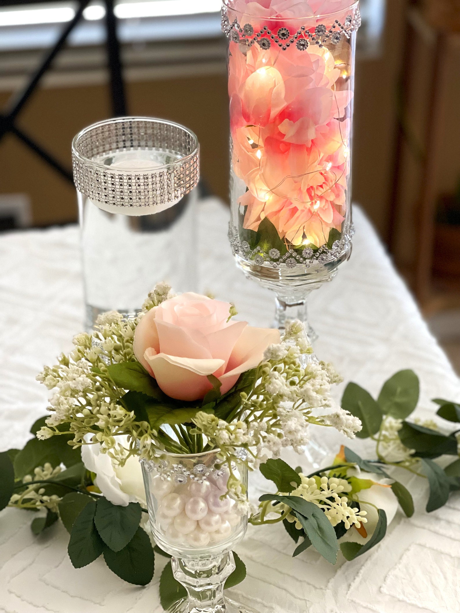 Wedding Centerpiece for Tables, Home Decor, Elegant Table Centerpiece ...