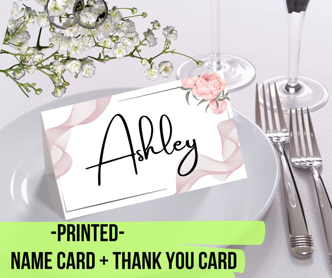 Wedding Name Place Cards Table Setting Names Seating Names Etsy