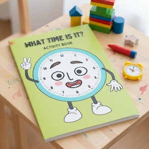 Learning To Tell Time Bundle for Children - Printable Educational Workbooks