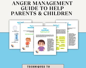 Folleto para el manejo de la ansiedad y la ira en niños: estrategias para calmarse (PDF)