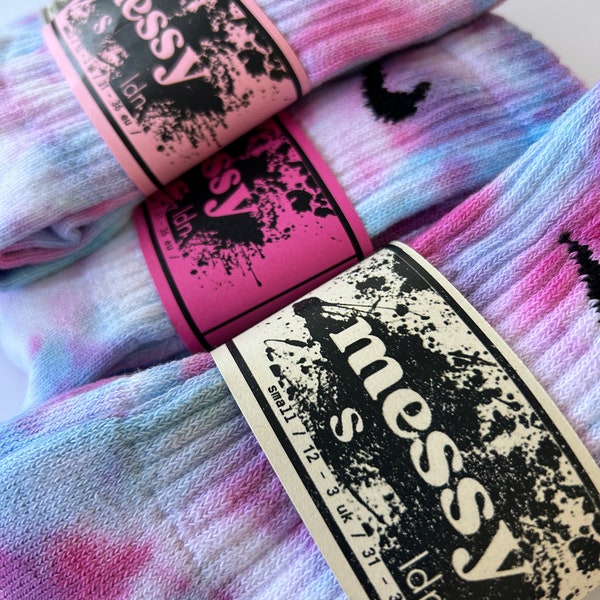 Small Tie Dye Crew Socks