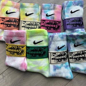 Small Tie Dye Crew Socks