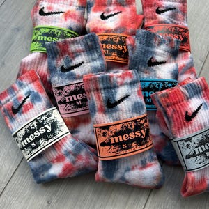 Tie Dye Crew Socks