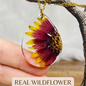 Real Flower Necklace - Etsy