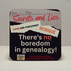Genealogy Intrigue Coaster
