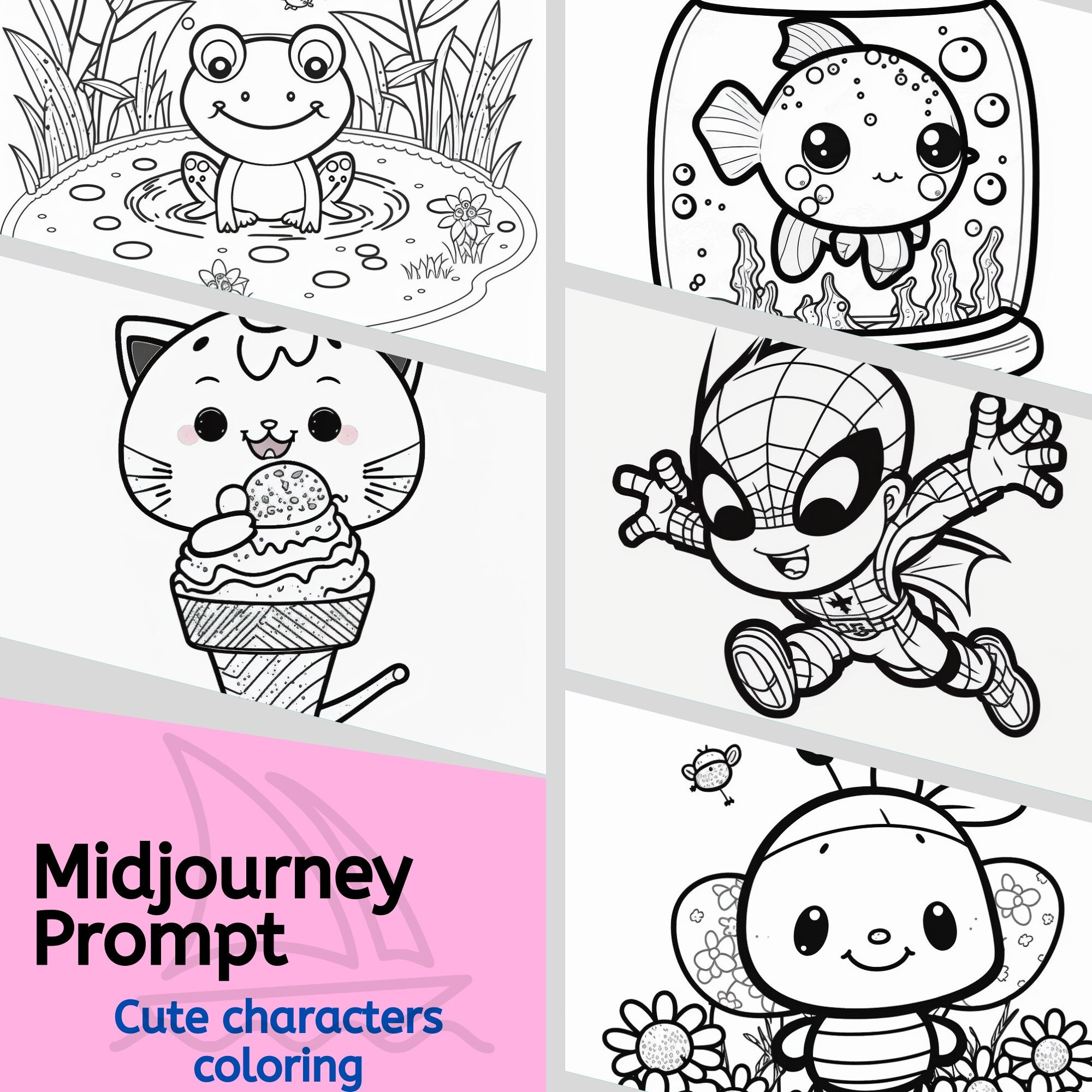 Midjourney coloring book page prompt sale websites mail gisli mx