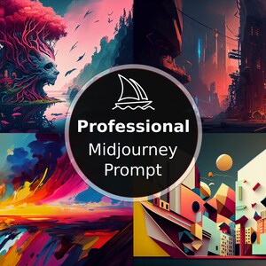 Midjourney prompt, abstract art designs 4 style options and 4 prompt examples, Midjourney professional digital Ai wall Art, Instant download