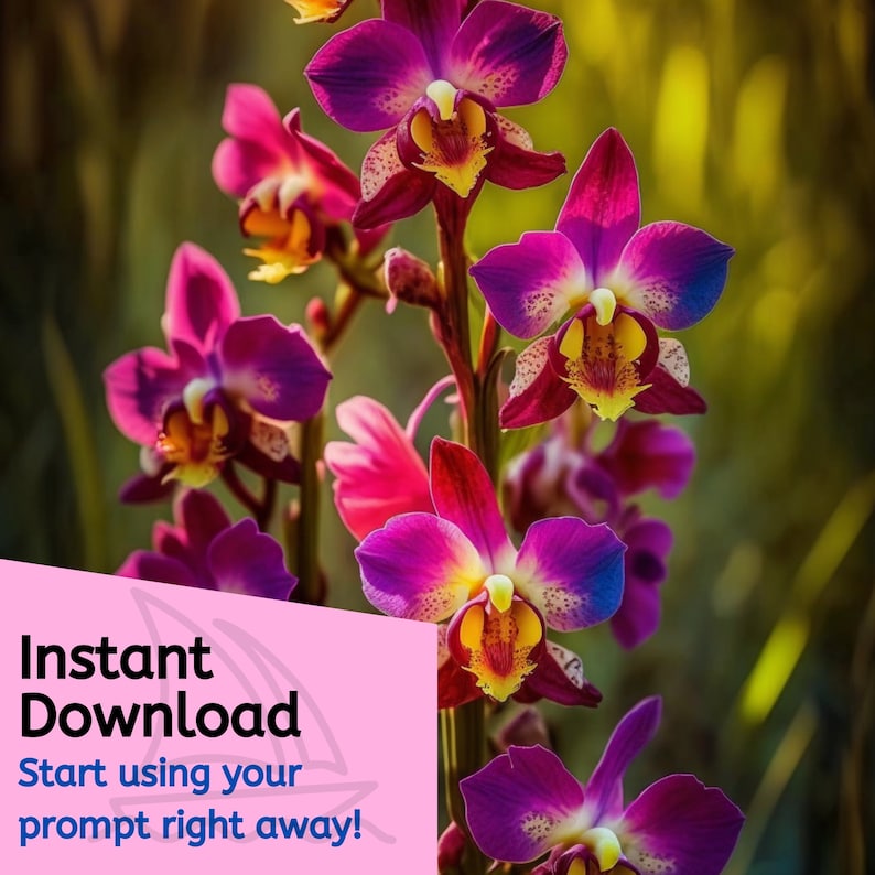 Puede incluir: Un primer plano de un grupo de orqu&iacute;deas vibrantes de color rosa y morado en flor. Las flores tienen patrones intrincados y una apariencia delicada y femenina.