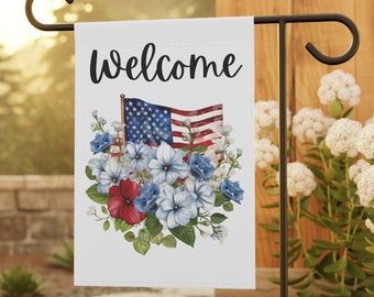 4th Of July Garden Flag, Patriotic Garden Flag, 4th Of July Flag, 4th Of July Sign, July 4th Garden Flag, July 4th Decor, Summer Garden Flag