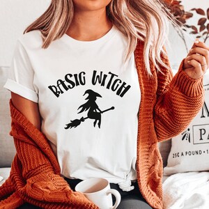 Halloween Shirt, Basic Witch T-Shirt, Funny Witch Halloween Tee, Cute Halloween Gift, Fall Shirt, Pumpkin Season, Spooky Season, Hocus Pocus