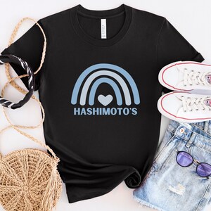 Hashimoto&#39;s T-Shirt, Hashimoto&#39;s Awarness Tee, Autoimmune Disease Shirt, Chronic Illness Tshirt, Hashimoto&#39;s Warrior, Invisible Disability