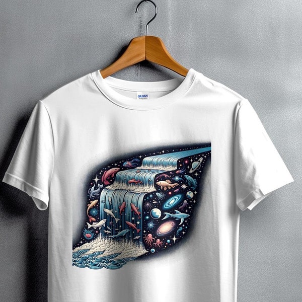 M.C. Escher Surreal Morphing geometric T-Shirt