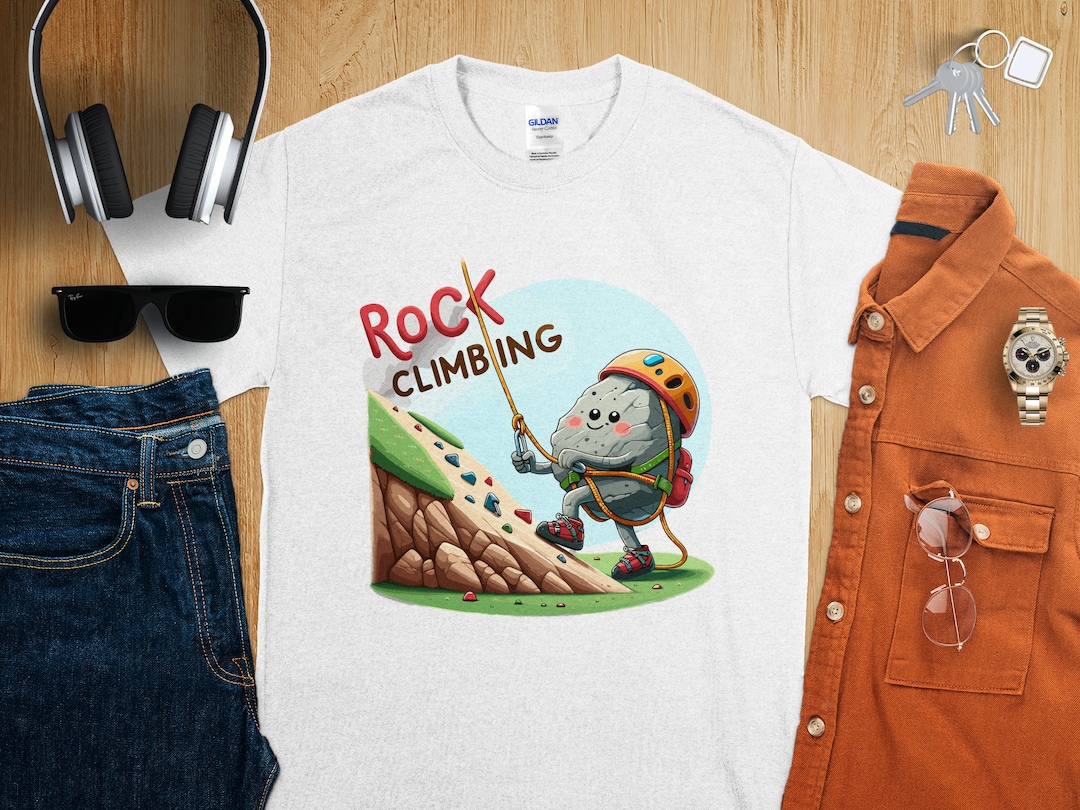 Rock Climbing Shirt Rock Climbing Rock Adventurous Ascent the Climbing