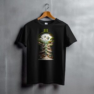 M.C. Escher Surreal Morphing geometric T-Shirt Tee