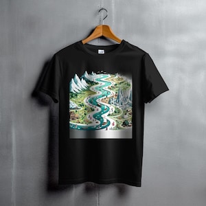 M.C. Escher Surreal Morphing geometric T-Shirt, Unisex T-Shirt, Surrealism Shirt, Gift For Him or Her, Birthday Gift
