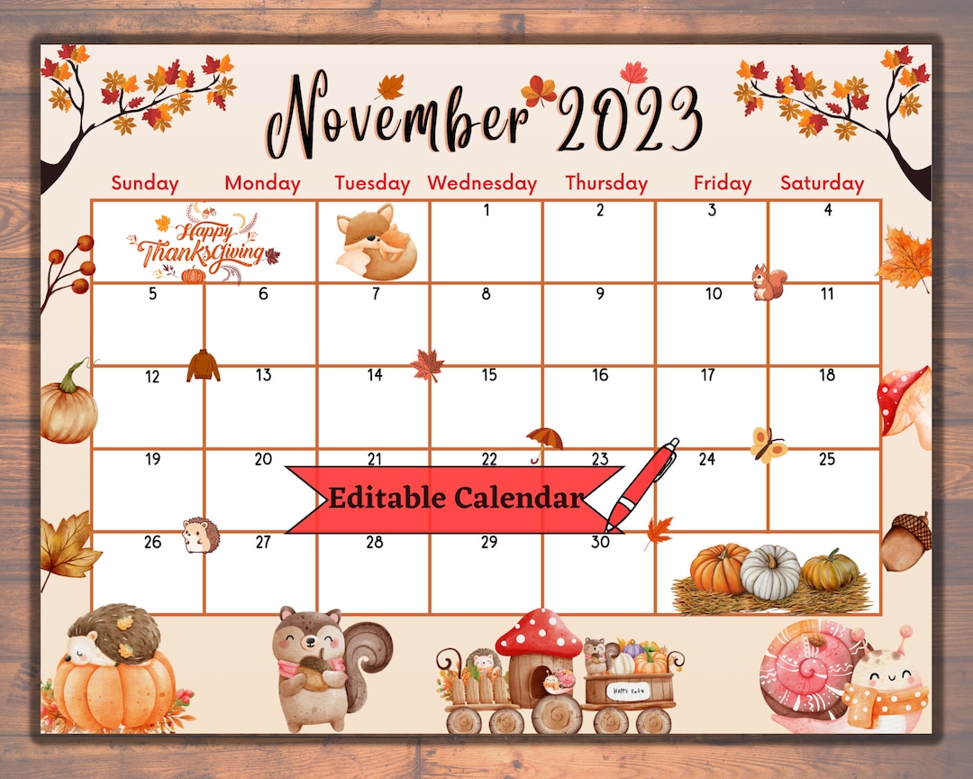 editable-fillable-november-2023-calendar-printable-happy-etsy-uk