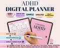 ADHD Digital Planner, Undated Digital Planner, GoodNotes Planner, ADHD Planner, iPad Planner, Adult ADHD Planner, Daily, Weekly Adhd Planner product logo