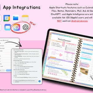 All-In-One Digital Planner 2026, 2027, 2028 Digital Planner, Digital Journal, Digital Goodnotes , Weekly, Daily Planner, Notability image 2