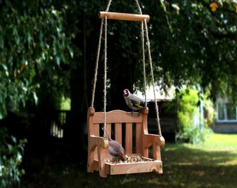 Personalised Swing Seat Bird Feeder - Bird Table