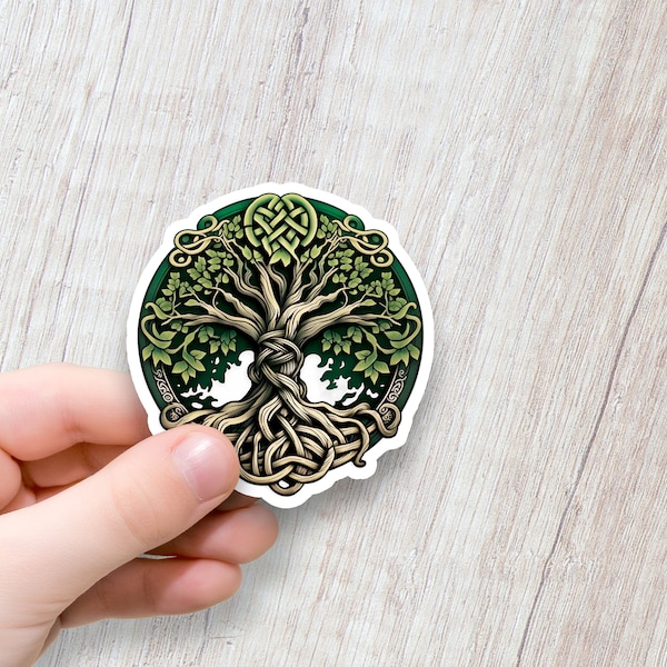 Celtic Tree of Life Vinyl Sticker | Celtic Sticker | Irish Sticker | Celtic Knot Sticker | Scrapbook Stickers