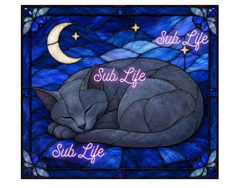 Befleckte Russisch Blaue Katze | Tiere | Haustiere | 20 Unzen Tumbler Wrap | Sublimations-Designs, Digitale Downloads | PNG