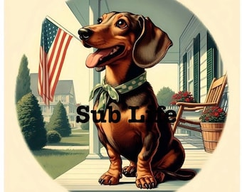 Dackel | Hunde | 20 Unzen Tumbler Wrap | Sublimations-Designs, Digitale Downloads | PNG