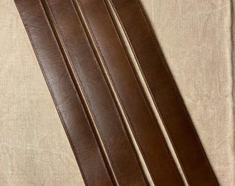 Leather snap bracelet (1")