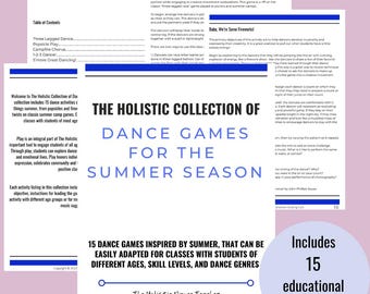Summer Dance Class Games