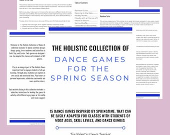 Spring Dance Class Games