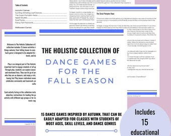 Fall Dance Class Games